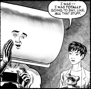 Steamroller Man takes credit for making puns that weren't his.